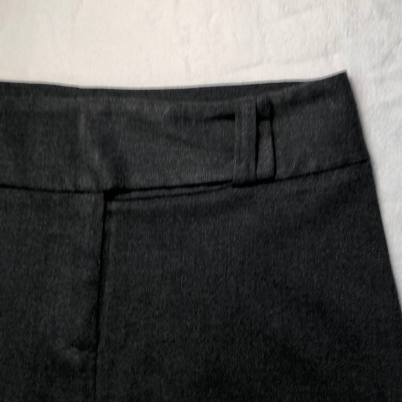 Dark Gray A-Line Pleated Skirt - Picture 3 of 5